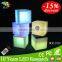 2015 best price different style LED cube seating/inflatable led luminous furniture/LED cube table