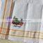 100% cotton cheap white embroidered dish towel