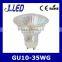 Halogen bulb glass body 35w gu10 spotlight cheap price