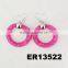 2014 latest hot sell tube earrings unique jewelry wholesale