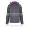 100% cotton french terry womens custom gym hoody