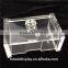 Acrylic lucite card box, clear plastic box for playing cards, renault card case