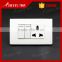 best seller universal standard 2 pin and 3 pin wall switch socket
