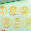 Exquisite hollow out round gold plated South Korea regional multifunction bookmark for promotion