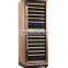 Shentop newest style stainless steel compressor wine cooler STI-B480D dual zones wine fridge