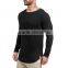 Custom gym wear men's sports t shirt long sleeve running t shirt