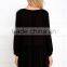 2016 hot selling women summer dress women long sleeves black tunic dress with embroidery                        
                                                Quality Choice