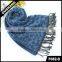 F082-D 2015 New Arrival Gray Houndstooth Leopard Fluffy Shawl