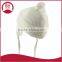 Custom winter knitted beanie hats with pom poms/ top ball