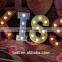 direct manufacture festival marquee letter light marquee sign for wedding and room decoration