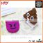 New fashion smile face 2500mah portable charger power bank for smartphone