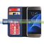 New product card slots stand cover for Samsung galaxy s7