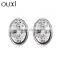 OUXI Wholesale Unique 925 Sterling Silver Ladies Crystal Earring Made With Crystal Y20199