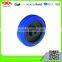 80mm-200mm Stainless steel elastic rubber casters Roller bearing caster