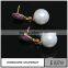 Fashion imitation pearl earring design/wholesale charms stud earring with pin