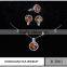 New arrival fashion costume jewelry set new designs zircon alibaba jewelry