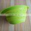 Collapsible Silicone Folding Foldable Strainer / Colander with Handle Silicone Kitchen Accessories