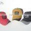 2015 Cotton Fabric Sport Caps, Baseball Ball Sport Caps With Real Leather Strap and Metal Buckle