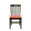 Furniture restaurant modern leather luxury wooden carved leisure garden dining chair