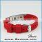 High quality health care men and female silicone magnetic bio bracelets