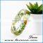resin bangle with dry flowers,acrylic bangle with multi colour dry flowers