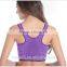 Colored Yarn Best sexy lingerie wireless yoga sports bra fitting stores