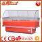 DG-210W used glass door air energy drink fridge Red Color Supermarket Meat Display Refrigerator