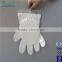 Winco Clear Disposable PE Gloves, Large, 500 pcs.