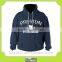 customized cotton men plain black zip up hoodie