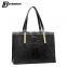 business genuine leather women briefcase designer tote shoulder bag