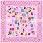 No MOQ Custom Photo Screen Print Silk Scarves