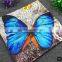 2016 hot selling butterfly printing silk-like sun-proof scarf