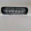New arrival amber 6LED auto strobe lights, grille emergency flash warning LED strobe light