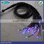 2.2mm diameter PMMA end glow fiber optic with black sheated
