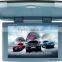 Black/Gray/Beige 19 inch tft lcd car monitor with tv, flip down car led monitor