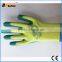 BSSAFETY Hand protection crinkle latex safety gloves for construction or building work