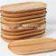 decorative serving tray wood,small oval wood tray,personalized food wood tray