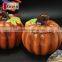 500 ml halloween creamic dessert pumpkin shape pot wholesale
