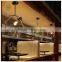 Home indoor lighting hemp rope creative hanging pendant light