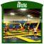 2016 hot Sale gymnastic trampolines, free design largest trampoline park, top 1 basketball hoops for trampolines