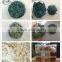 Garage floor epoxy system composite rock chips color flakes