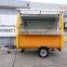 Mobile kitchen truck with stainless working table