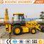 Price Samll Backhoe Wheel Loader SAM388 With Carraro Transmission