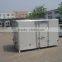 three side dumping trailer frigo de camion body