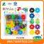 recycled plastic snowflake toys building blocks