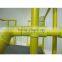 Non-slip design Sewage Treatment platform fiberglass ladder