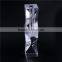 Factory supplier newest clear carved crystal glass flower vase