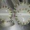 20pcs high quality round ceramic dinner sets with flower printing