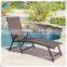Poolside Folding Portable Polyester Fabric Sun Lounger