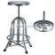 Rolling Adjustable Stools with Stainless Steel